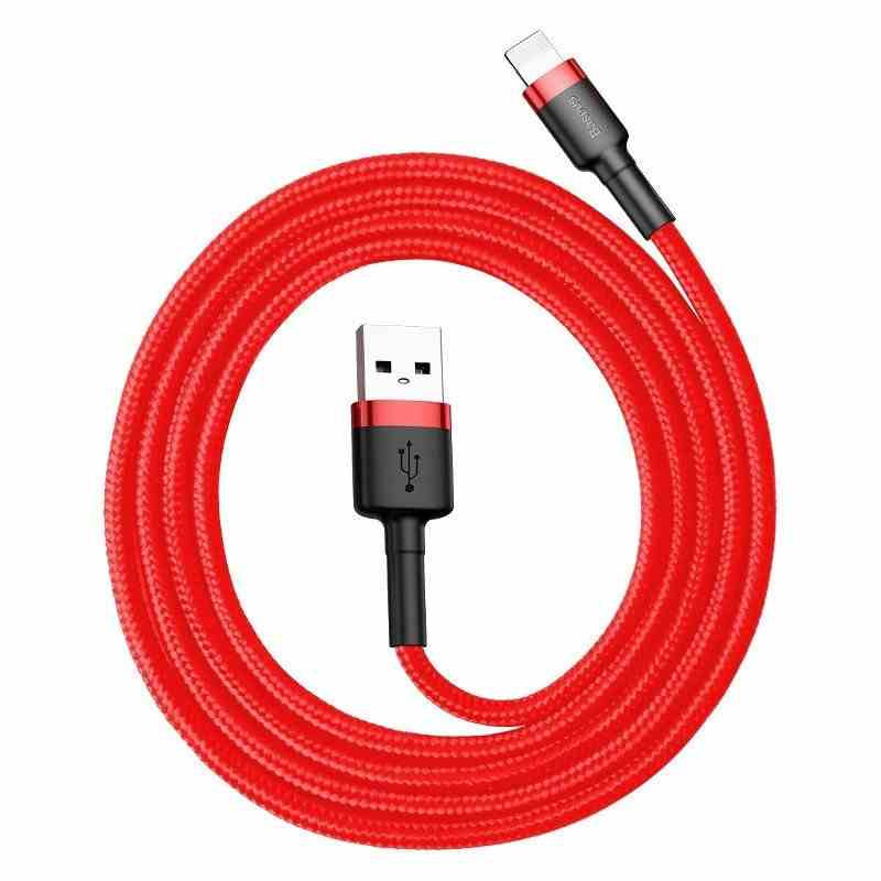 Baseus Cafule USB Lightning kabel 2,4A 0,5 m (rdeč)