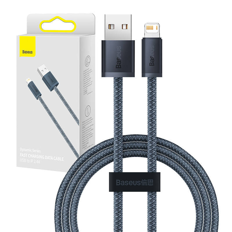 Baseus Dynamic Series kabel USB-Lightning, 2,4A, 2 m (siv)