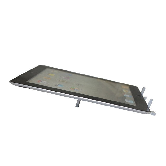 Prenosni zložljiv nosilec stojalo za tablični računalnik iz aluminija za iPad 1/2/3/4 / iPad Mini Srebrne barve