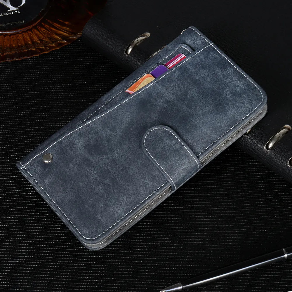 Modna usnjena denarnica Crosscall ACTION X3 Core M4 M5 X4 X5 Case Flip Luksuzni ovitek Telefon Zaščitne torbe