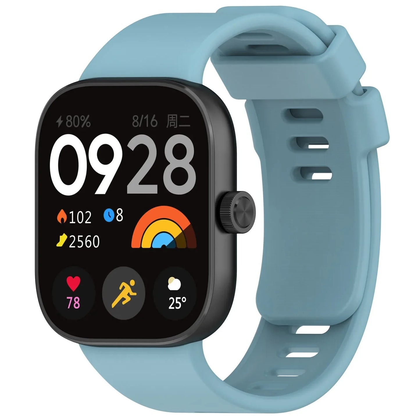 Zračen silikonski pašček za Redmi Watch 4/5/6 & Mi Band 9 Pro / 8 Pro