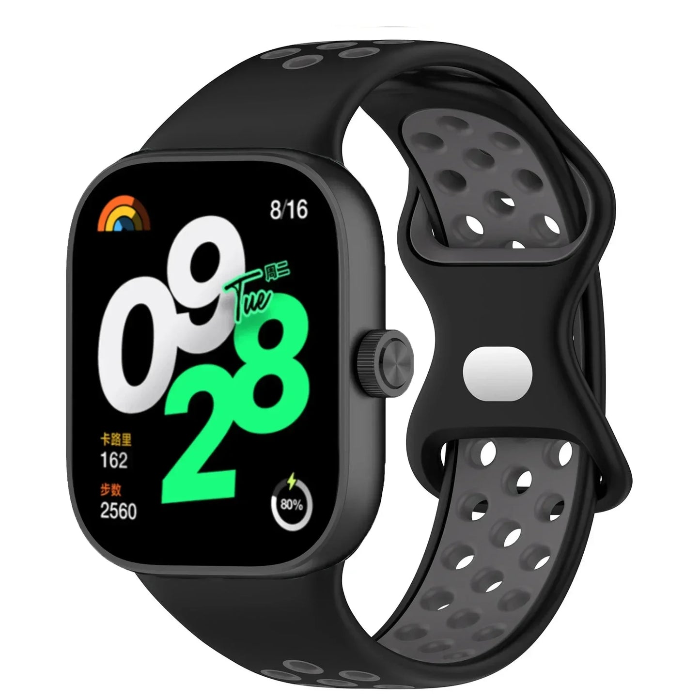 Zračen silikonski pašček za Redmi Watch 4/5/6 & Mi Band 9 Pro / 8 Pro