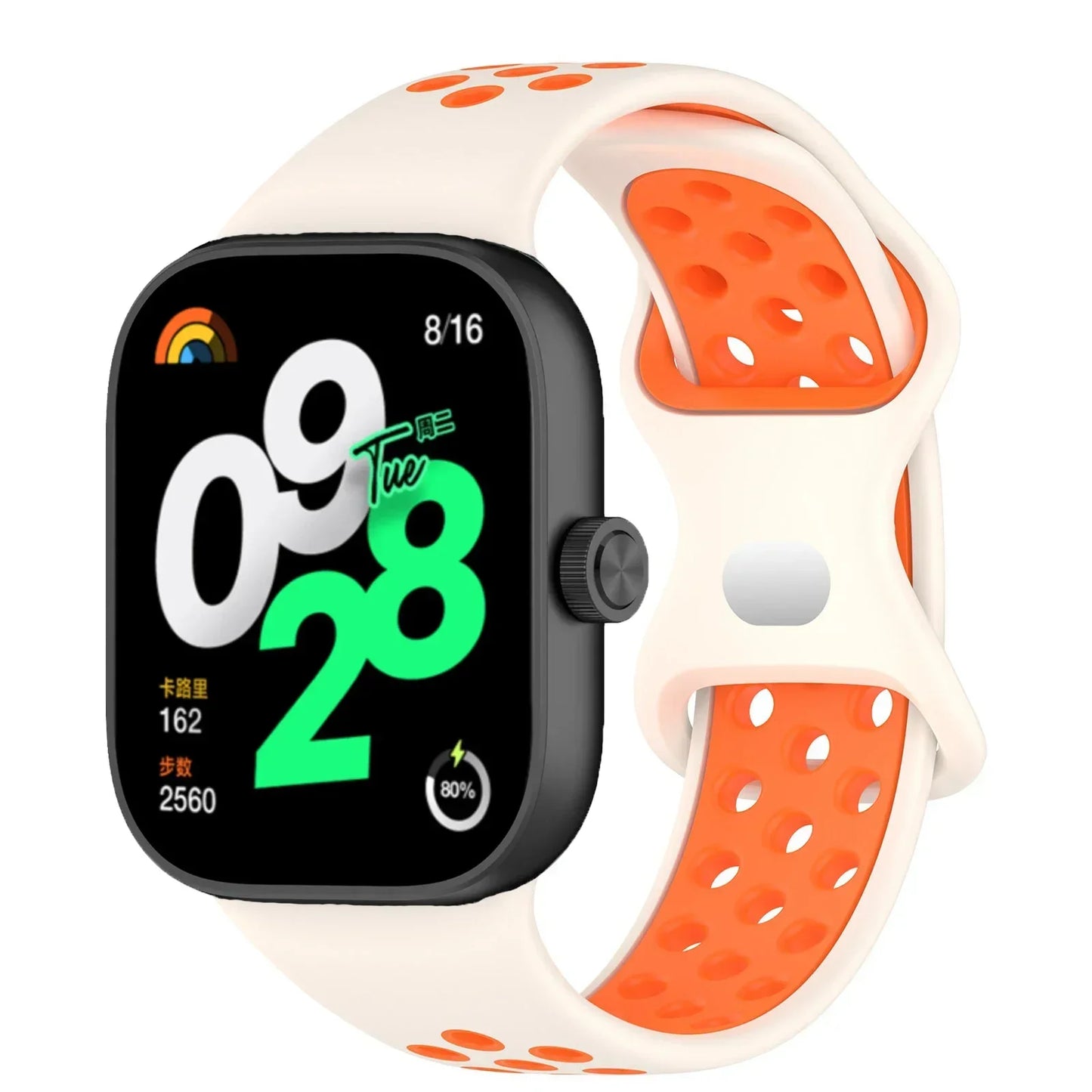 Zračen silikonski pašček za Redmi Watch 4/5/6 & Mi Band 9 Pro / 8 Pro