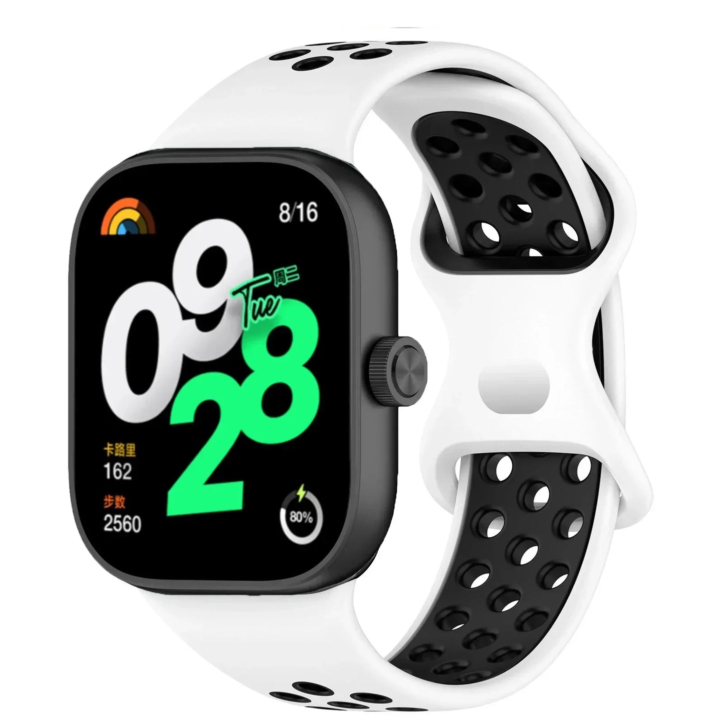 Zračen silikonski pašček za Redmi Watch 4/5/6 & Mi Band 9 Pro / 8 Pro