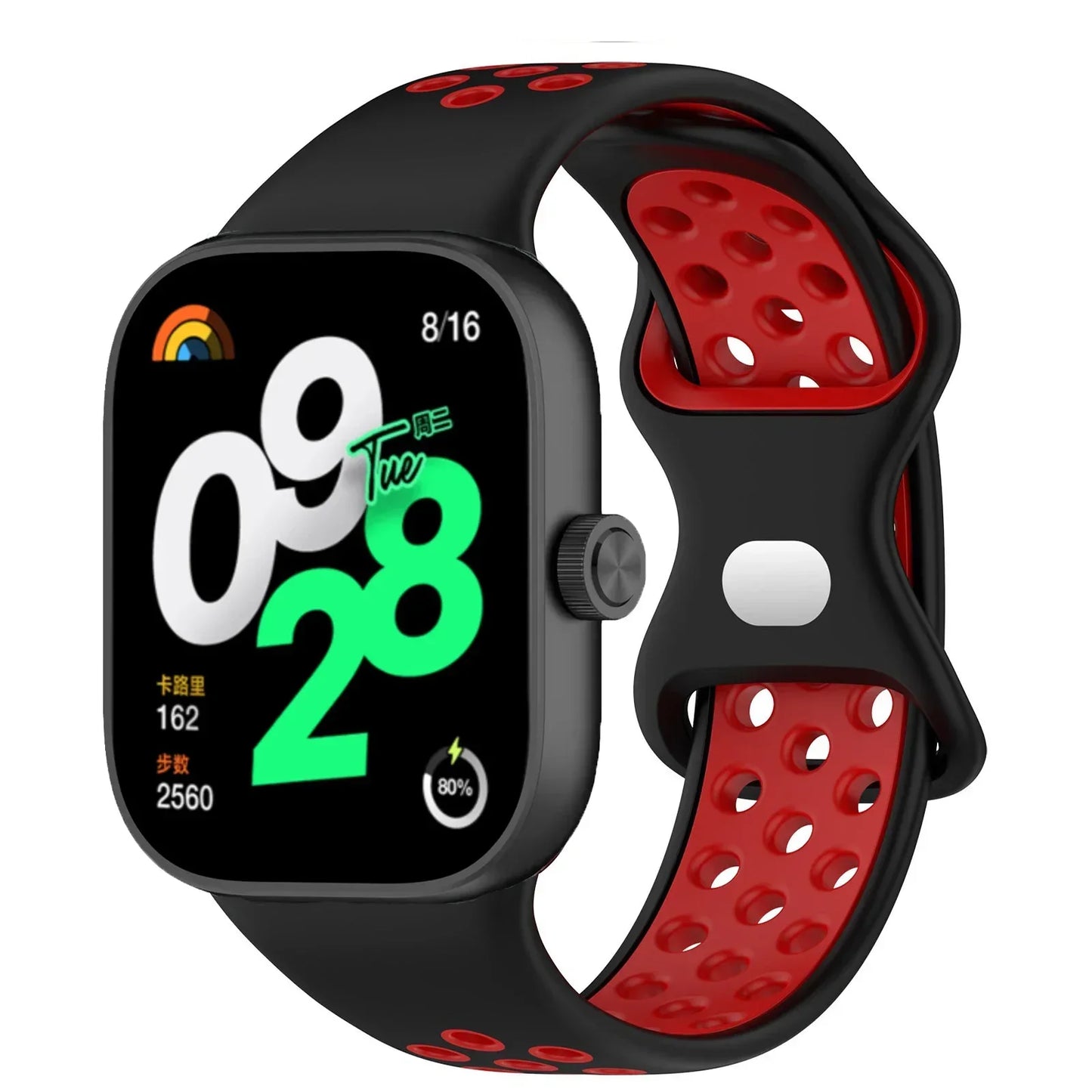 Zračen silikonski pašček za Redmi Watch 4/5/6 & Mi Band 9 Pro / 8 Pro
