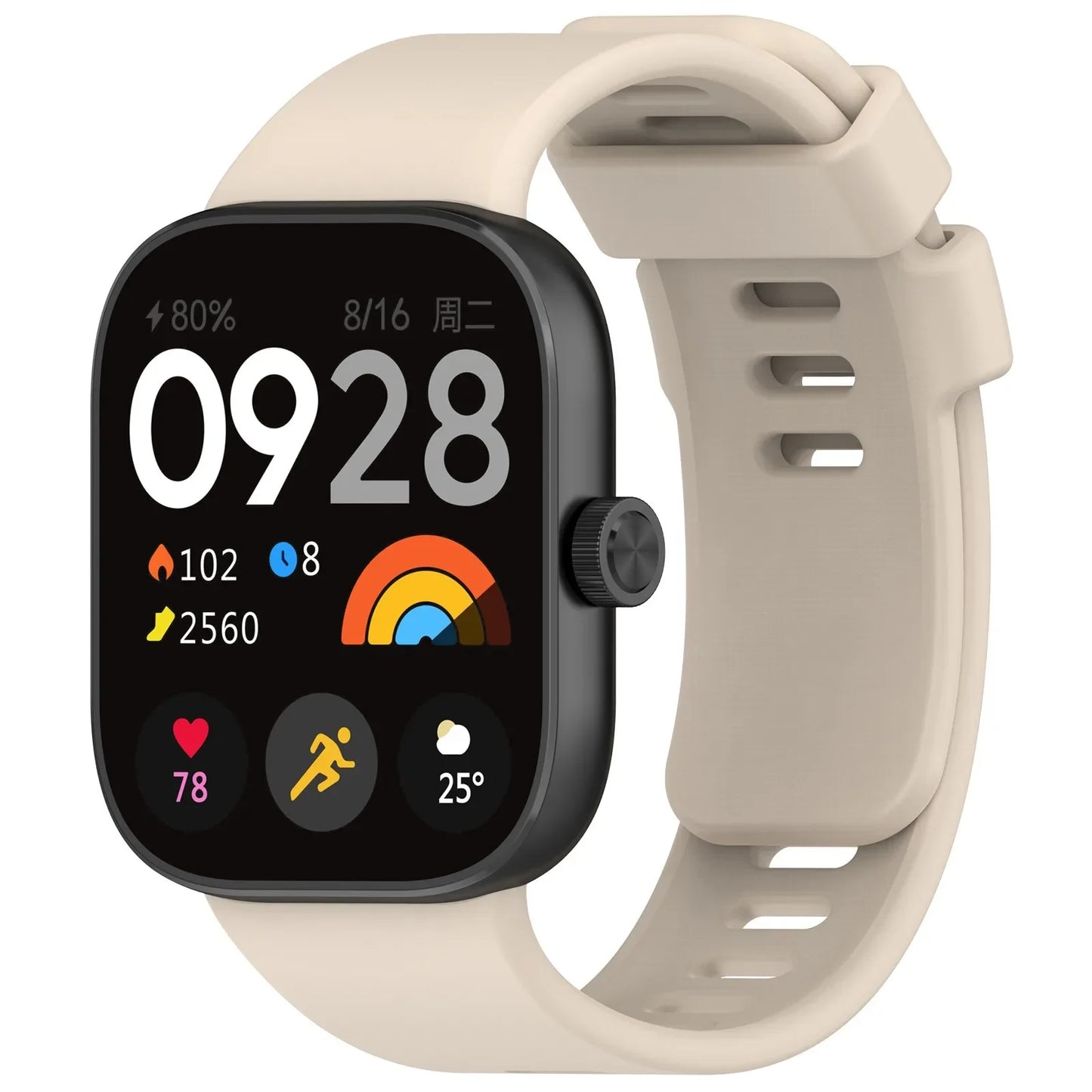 Zračen silikonski pašček za Redmi Watch 4/5/6 & Mi Band 9 Pro / 8 Pro