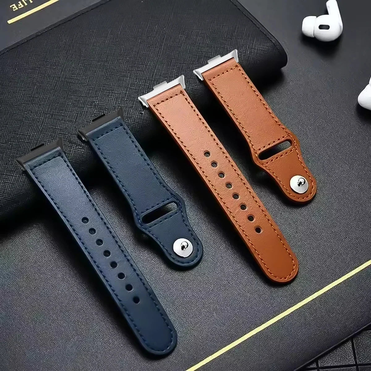 Usnjen pašček za Redmi Watch 5/4 & Xiaomi Mi Band 9 Pro / 8 Pro
