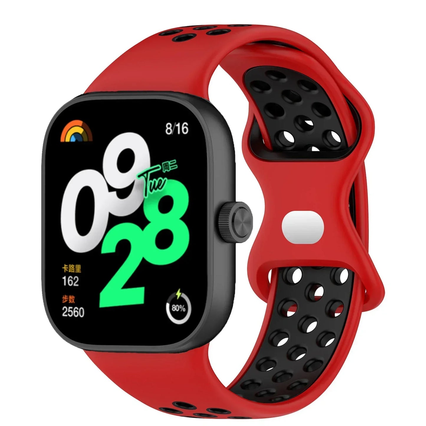 Zračen silikonski pašček za Redmi Watch 4/5/6 & Mi Band 9 Pro / 8 Pro