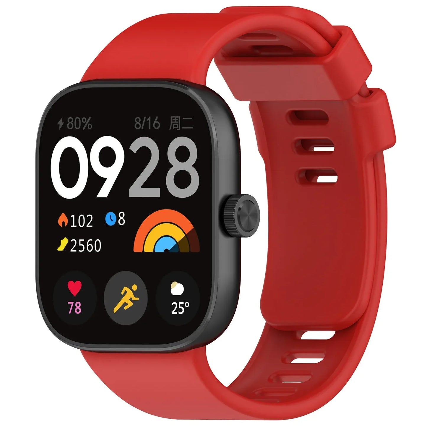 Zračen silikonski pašček za Redmi Watch 4/5/6 & Mi Band 9 Pro / 8 Pro