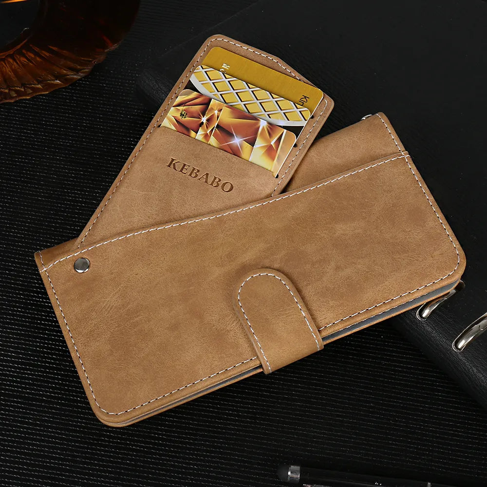Modna usnjena denarnica Crosscall ACTION X3 Core M4 M5 X4 X5 Case Flip Luksuzni ovitek Telefon Zaščitne torbe