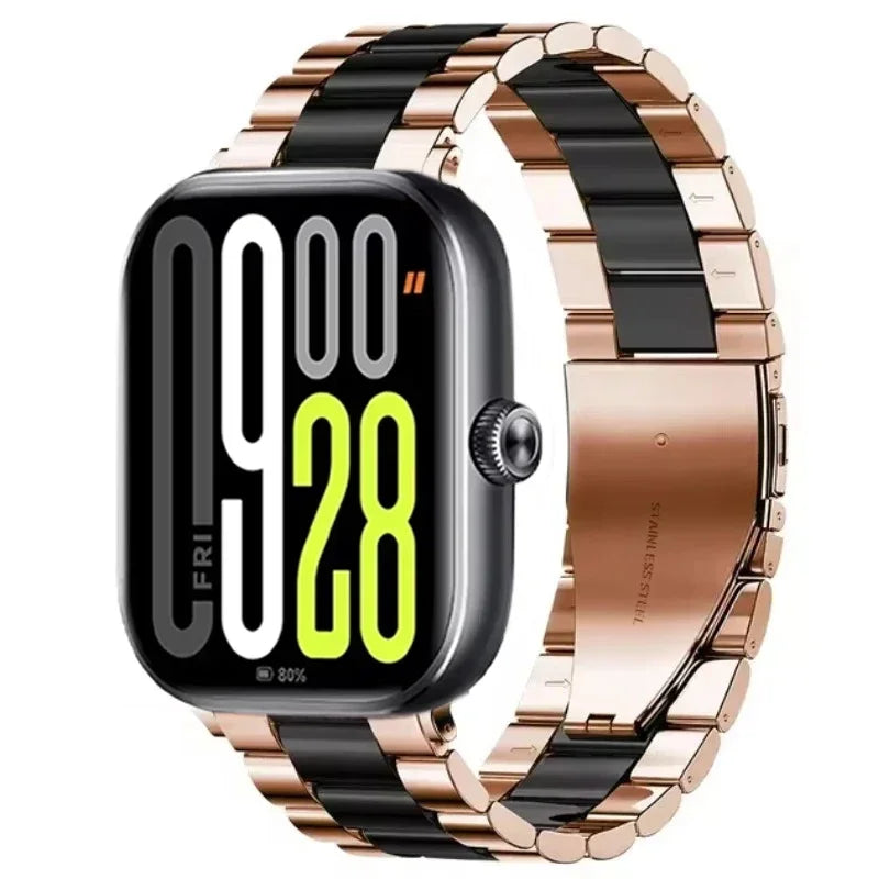 Pašček iz nerjavečega jekla za Redmi Watch 6/5/4 & Mi Band 9 Pro / 8 Pro