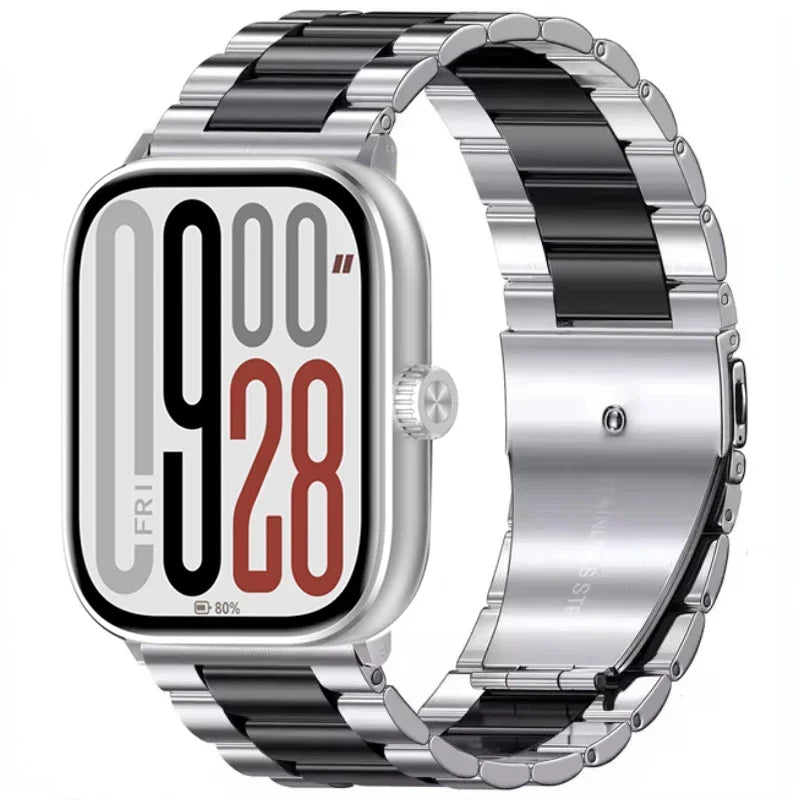 Pašček iz nerjavečega jekla za Redmi Watch 6/5/4 & Mi Band 9 Pro / 8 Pro