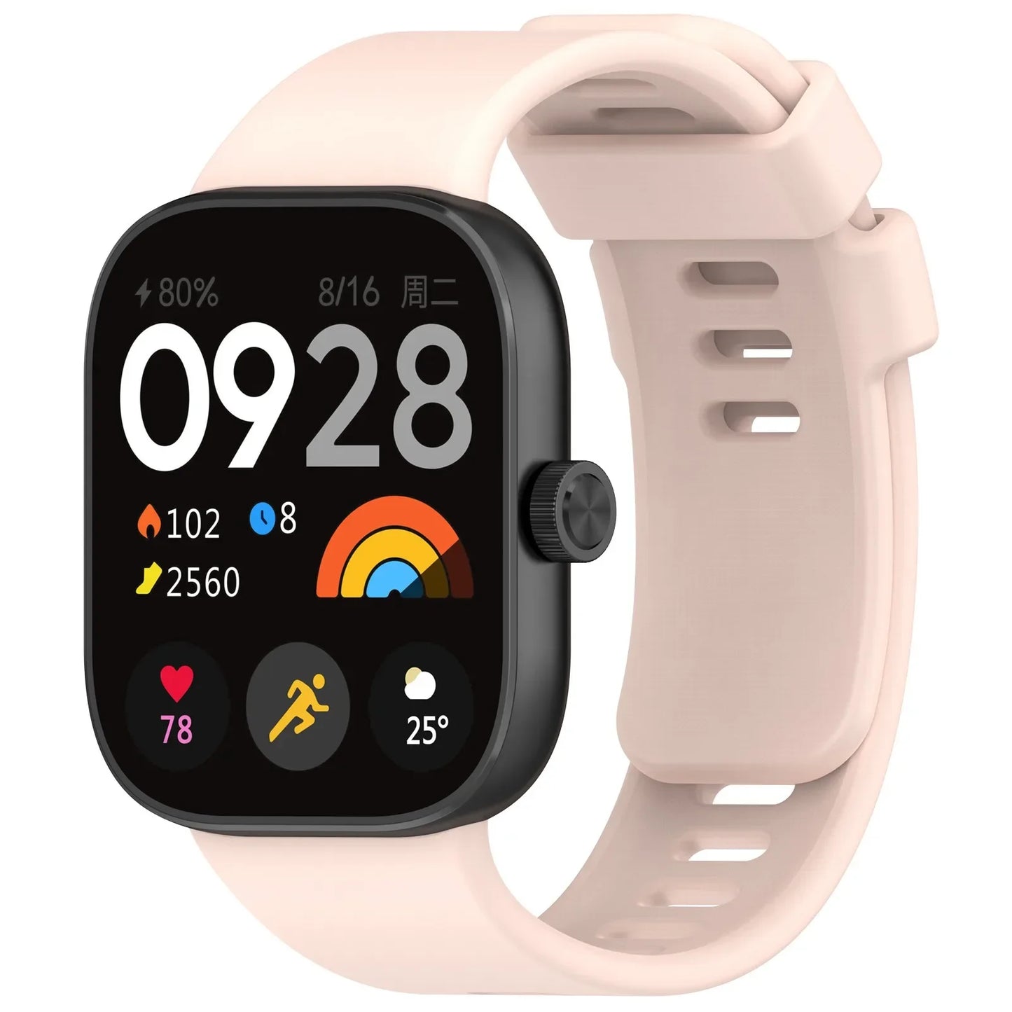 Zračen silikonski pašček za Redmi Watch 4/5/6 & Mi Band 9 Pro / 8 Pro