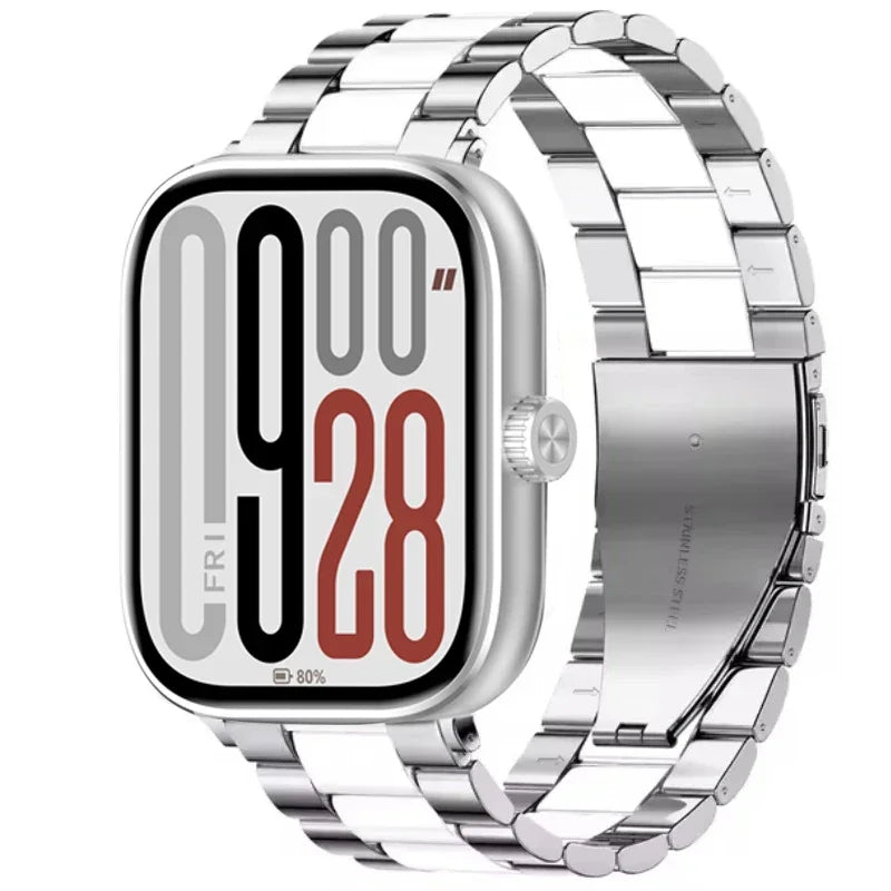 Pašček iz nerjavečega jekla za Redmi Watch 6/5/4 & Mi Band 9 Pro / 8 Pro