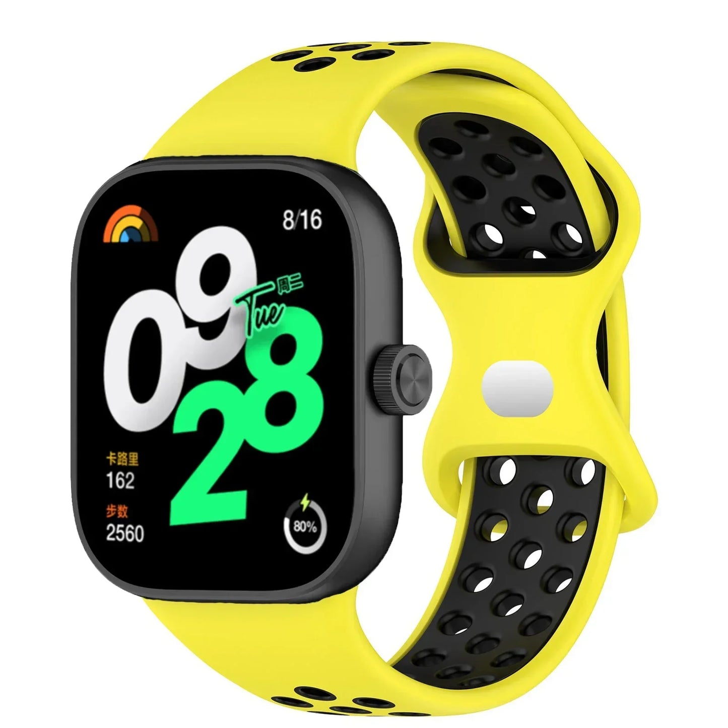 Zračen silikonski pašček za Redmi Watch 4/5/6 & Mi Band 9 Pro / 8 Pro