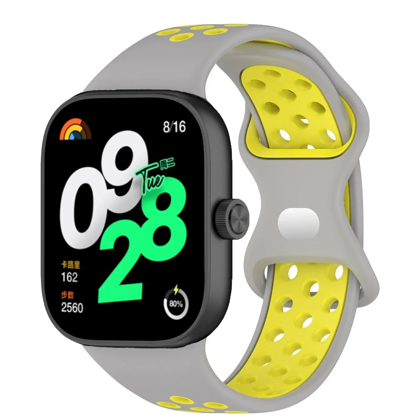 Zračen silikonski pašček za Redmi Watch 4/5/6 & Mi Band 9 Pro / 8 Pro