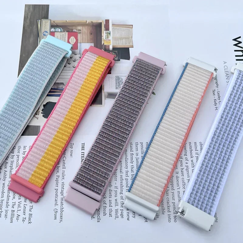 20mm ali 22mm najlonski pašček z ježkom za pametno uro