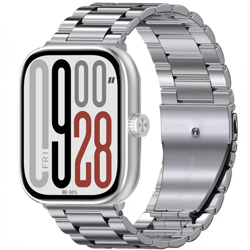 Pašček iz nerjavečega jekla za Redmi Watch 6/5/4 & Mi Band 9 Pro / 8 Pro