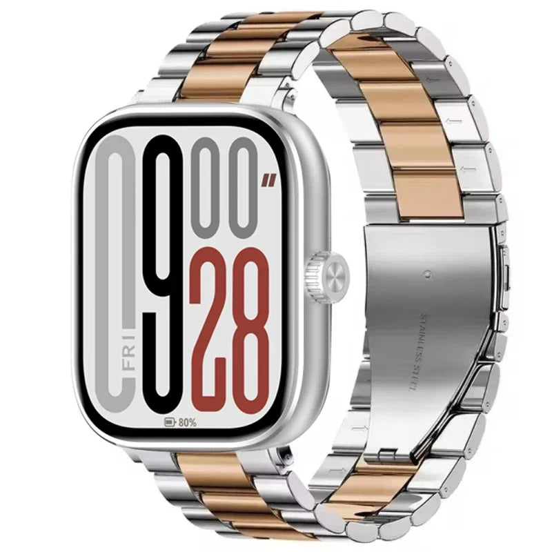 Pašček iz nerjavečega jekla za Redmi Watch 6/5/4 & Mi Band 9 Pro / 8 Pro