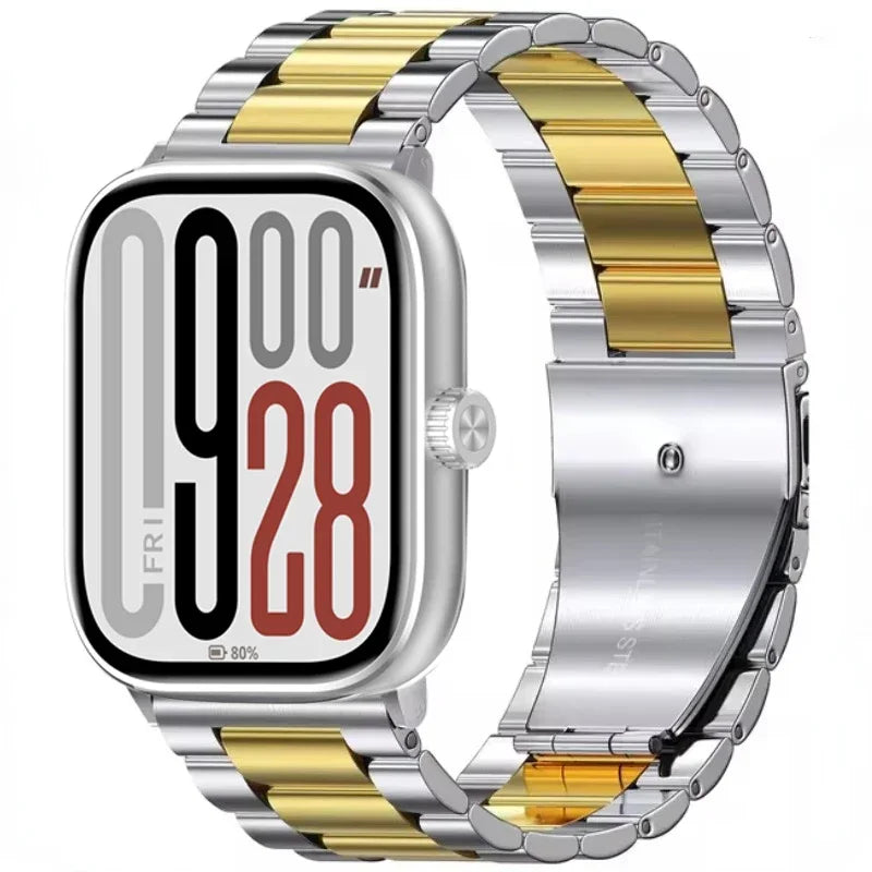 Pašček iz nerjavečega jekla za Redmi Watch 6/5/4 & Mi Band 9 Pro / 8 Pro