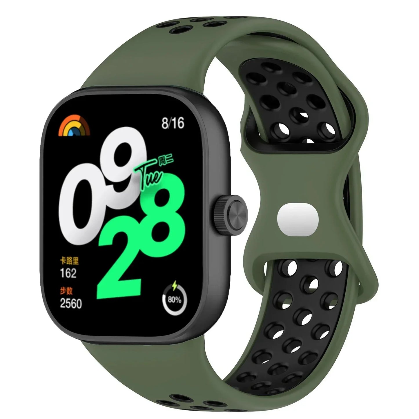 Zračen silikonski pašček za Redmi Watch 4/5/6 & Mi Band 9 Pro / 8 Pro