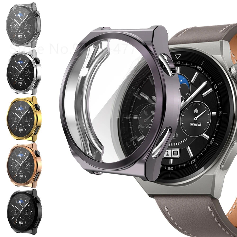 Mehki TPU zaščitni ovitek za Huawei Watch GT 3 Pro 43/46 mm – ohišje in zaščita zaslona