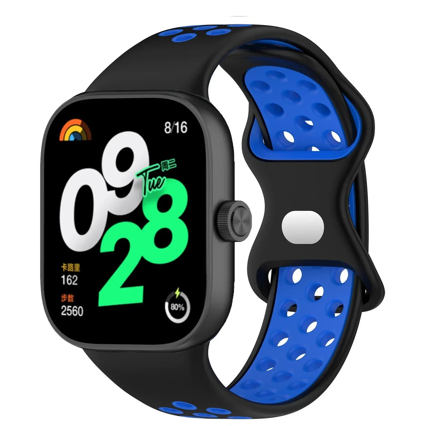 Zračen silikonski pašček za Redmi Watch 4/5/6 & Mi Band 9 Pro / 8 Pro