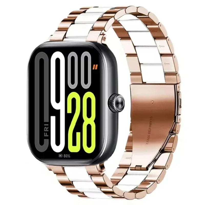Pašček iz nerjavečega jekla za Redmi Watch 6/5/4 & Mi Band 9 Pro / 8 Pro