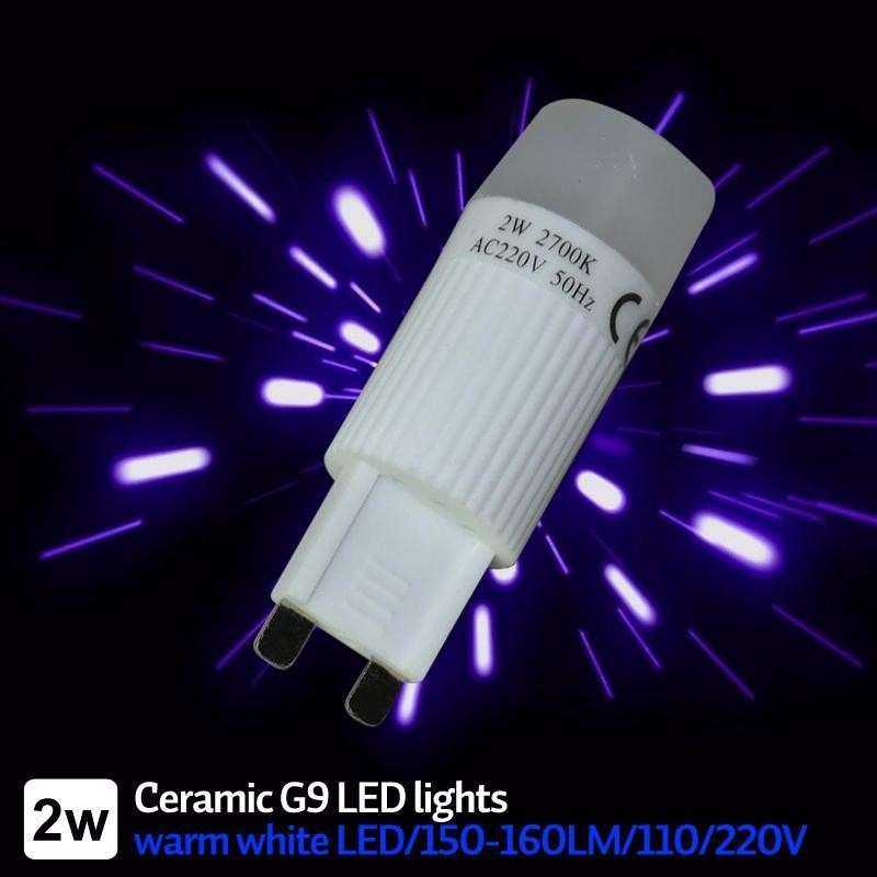 LED sijalka G9 2W 3000K