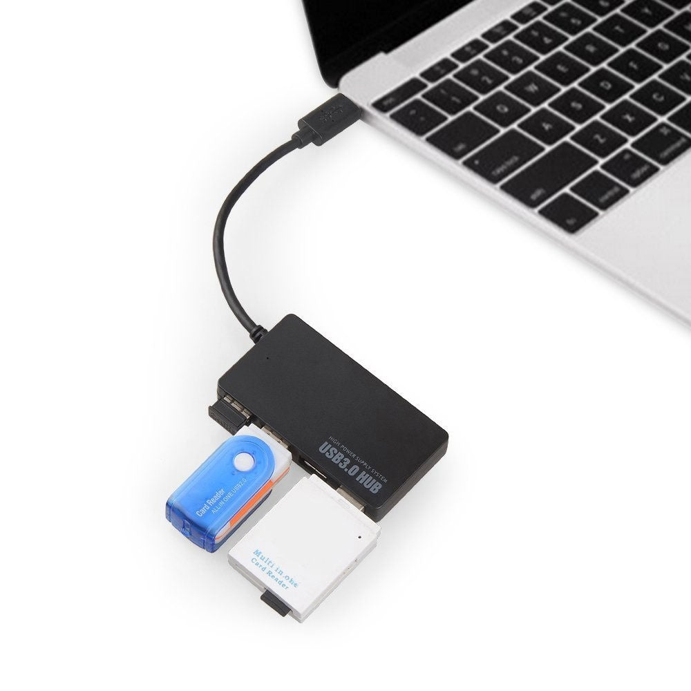 USB HUB razdelilec adapter USB-C na 4 krat USB-A 3.0 za USB tip C 3.1