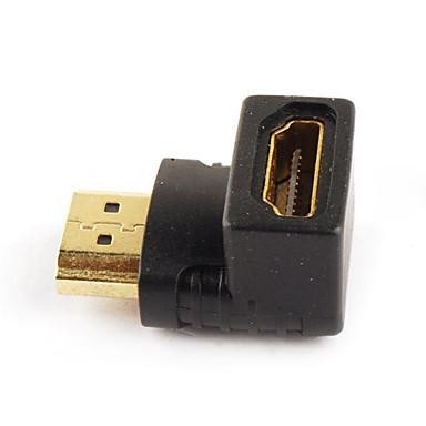 ženski HDMI na moški HDMI tip A 90° kotni adapter