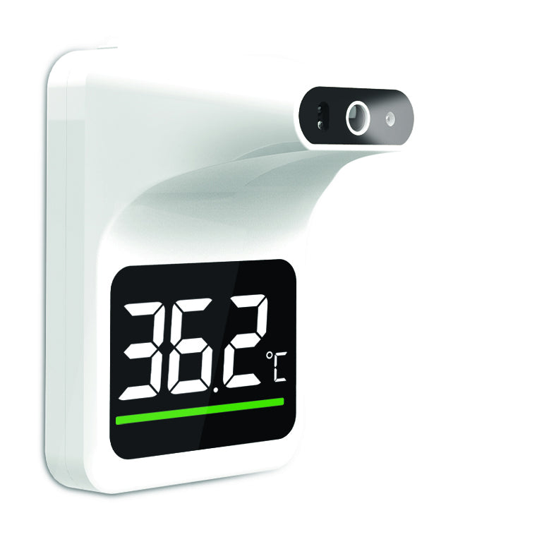 Infrardeči brezkontaktni stenski termometer Alphamed UFR101 medicinski pripomoček z alarmom za povišano temperaturo