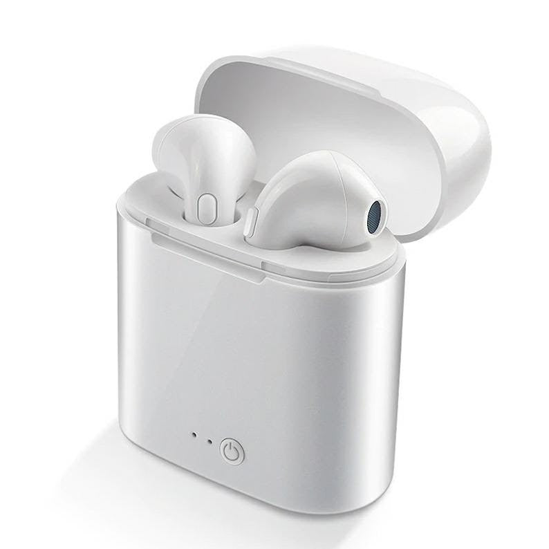 TWS i7 mini brezžične slušalke bele