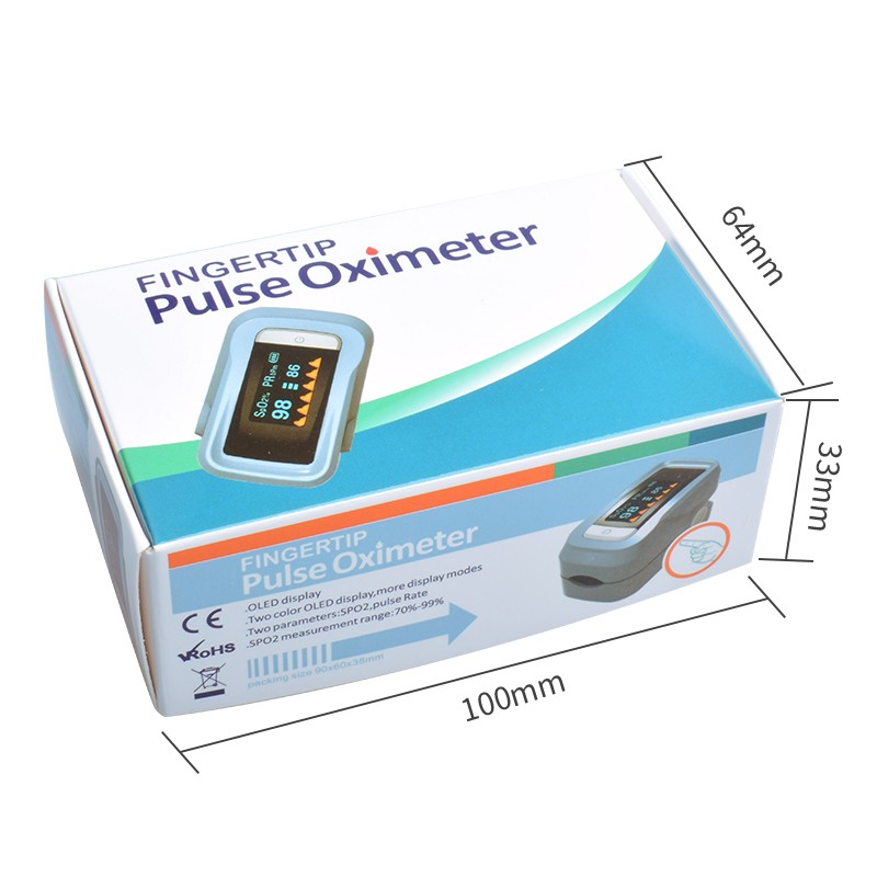 Oksimeter iMDK C101H1 naprstni pulzni oksimeter - merilec SpO2 ravni kisika v krvi z OLED zaslonom