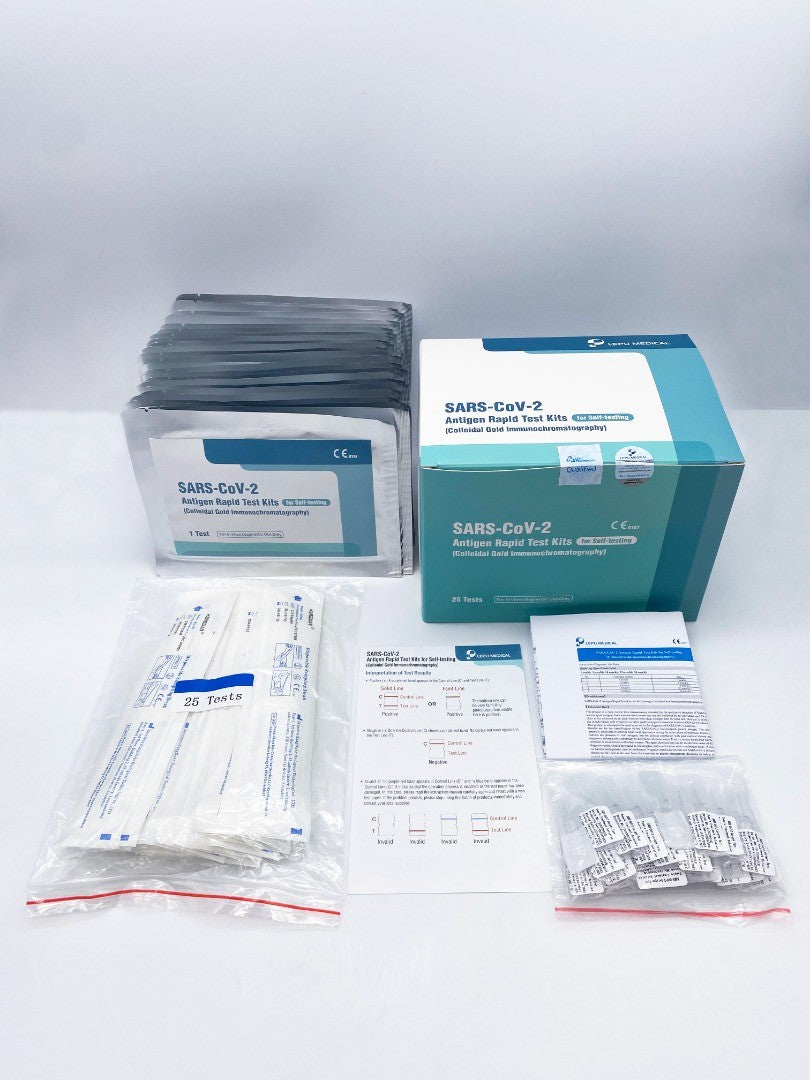 Lepu Medical hitri antigenski test za samotestiranje SARS-CoV-2 COVID-19 - 360 kosov (1 karton)