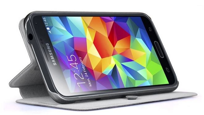 IMAK Flip ovitek za Samsung Galaxy S5 - črn