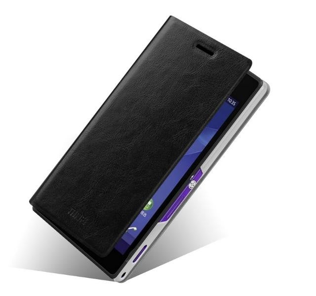 MOFI flip ovitek za Sony Xperia M2 telefon- črn