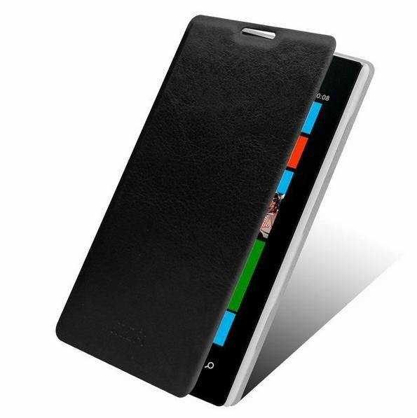 MOFI flip ovitek za Nokia Lumia 520 telefon- črn