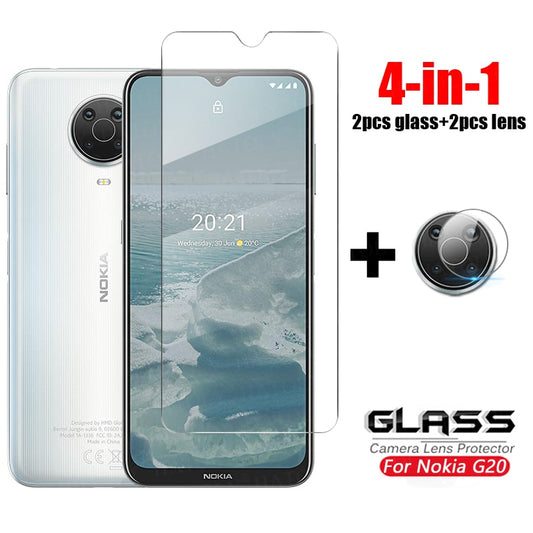 Zaščitno steklo za Nokia G10 G20 X10 X20 1.4 2.4 3.4 5.4 1.3 5.3 7.2 in kamero