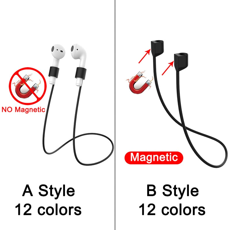 Silikonski kabel za AirPods 1 2 3 Pro za bežične slušalice sa ili bez magneta