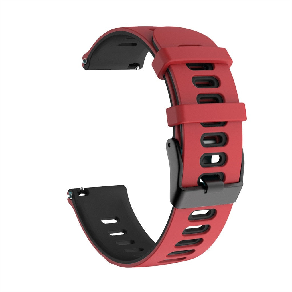 Pašček za Huawei Watch GT3 GT 3 42 46mm Wrist Straps silikonski dvobarvni