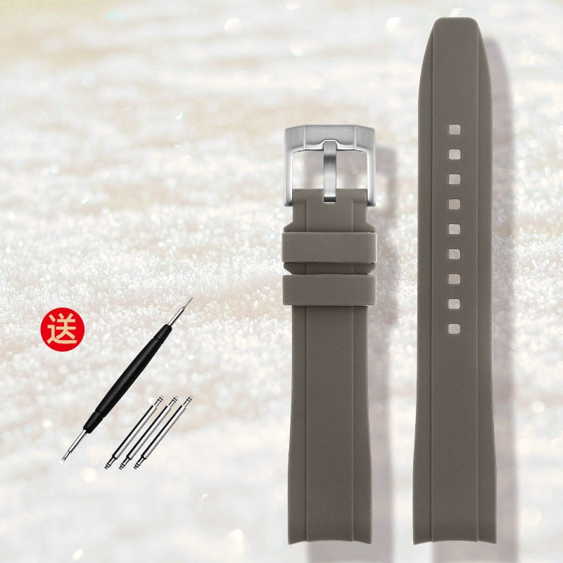 Visokokvalitetni gumeni remen za sat širine 18mm 20mm 22mm pogodan za omega moonswatch seiko rolex tudor satove