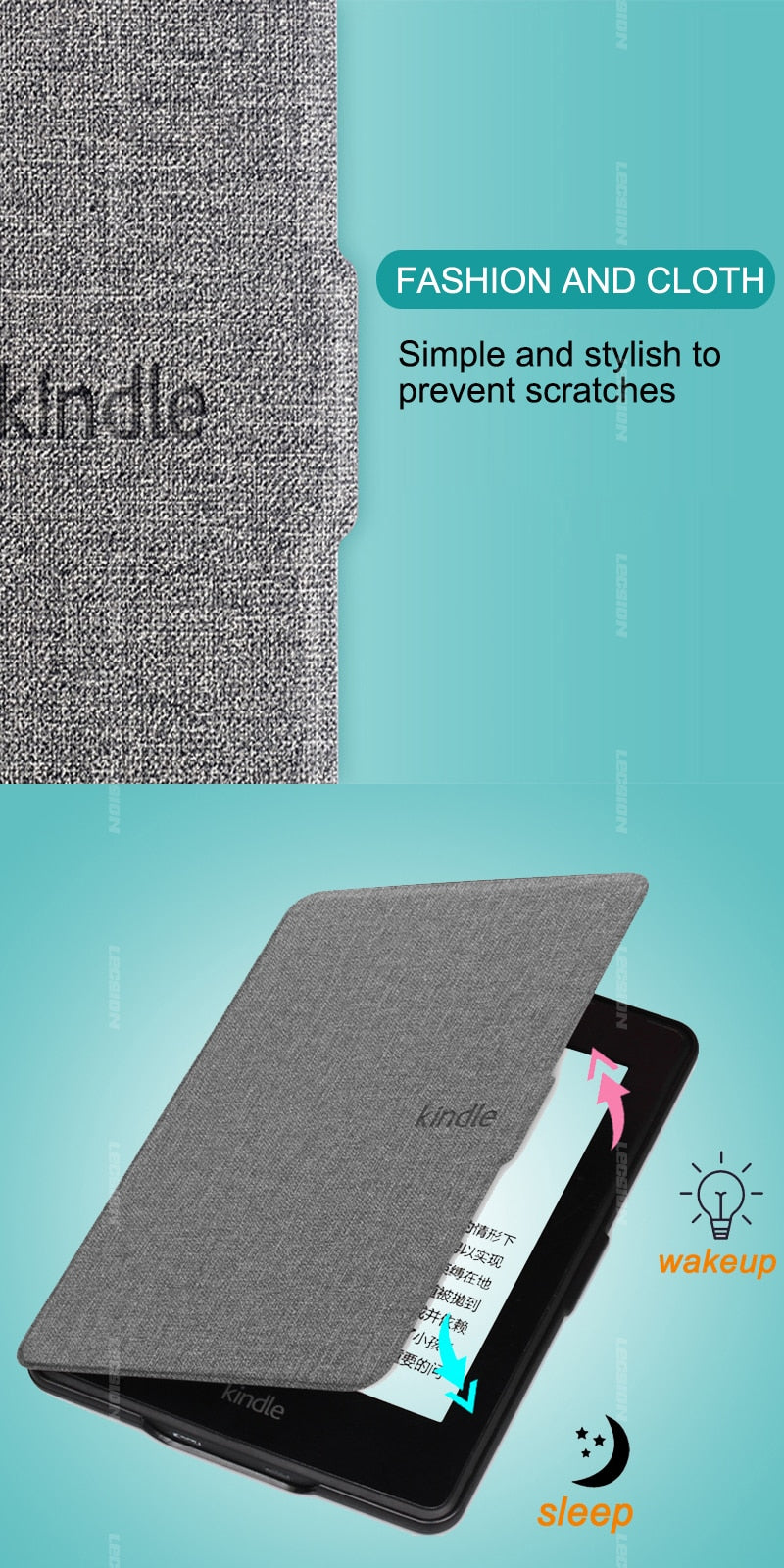 Torbica za Kindle 10. 2019 Paperwhite 4 3 2 1 poklopac od tvrde plastike