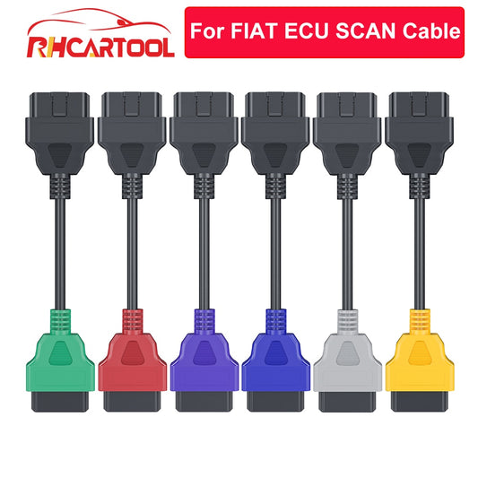 FiatECUScan Auto OBD2 Connector Diagnostic Adapter Cable for Fiat ECUScan and Multiecuscan for Fiat Alfa Romeo and for Lancia