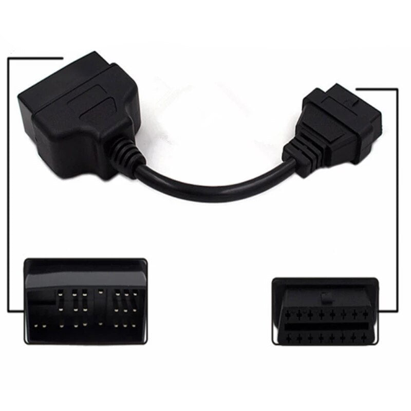 Kabel za avtomobilsko diagnostiko 22Pin to OBDII 16Pin ženski konektor adapter kabel DLC za Toyota 22Pin