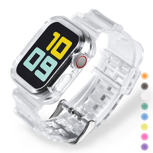 Sportski remen za Apple Watch 7 6 SE 5 4 3 2 1 Prozirni silikon za iwatch remen 40 mm 44 mm 42 mm 41 mm 45 mm