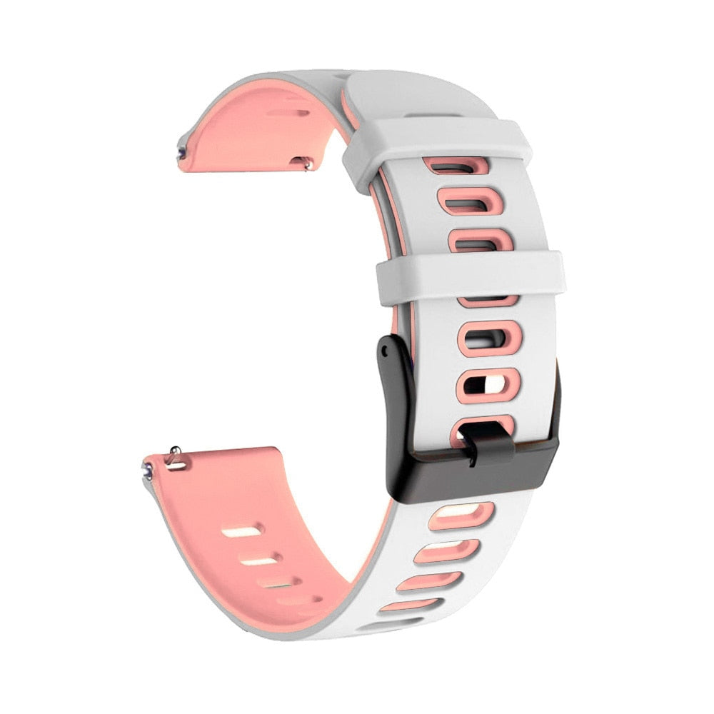 Pašček za Huawei Watch GT3 GT 3 42 46mm Wrist Straps silikonski dvobarvni