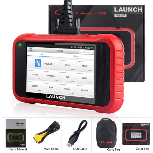 LAUNCH X431 CRP123E Car OBD OBD2 Diagnostic Tools Automotive ABS SRS Airbag Engine AT Code Reader Scanner Free Update pk CRP123