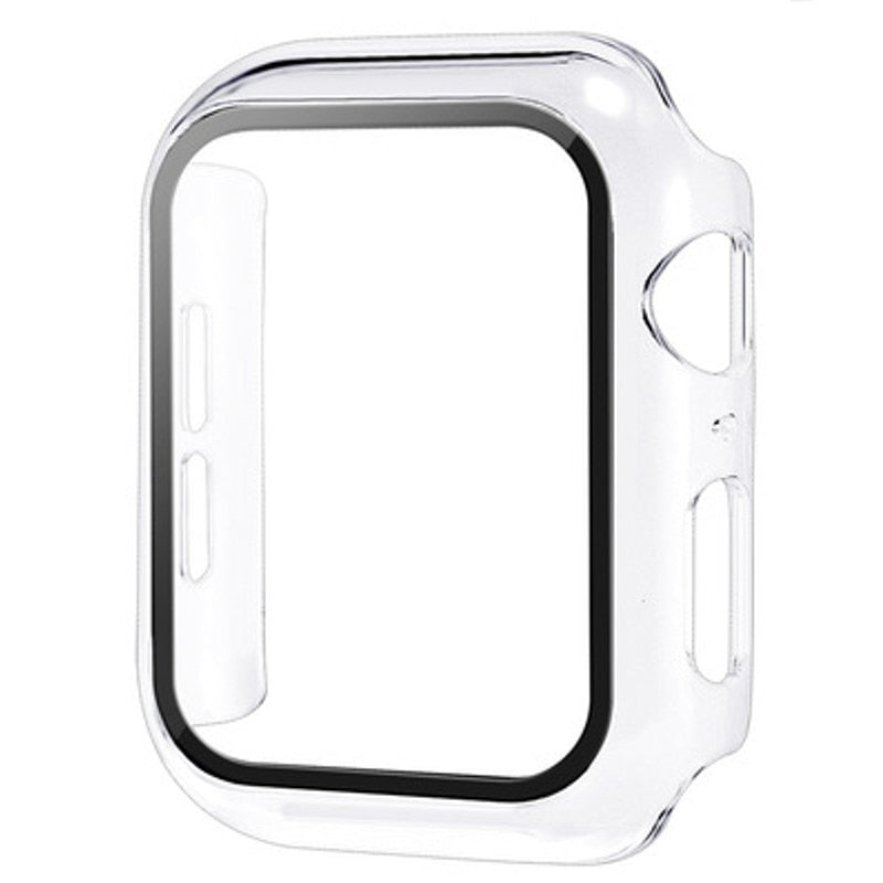 Pokrovček in zaščitno steklo za Apple Watch case SE 7 6 5 4 3 iWatch 45mm 44mm 42mm 40mm 41mm 38mm
