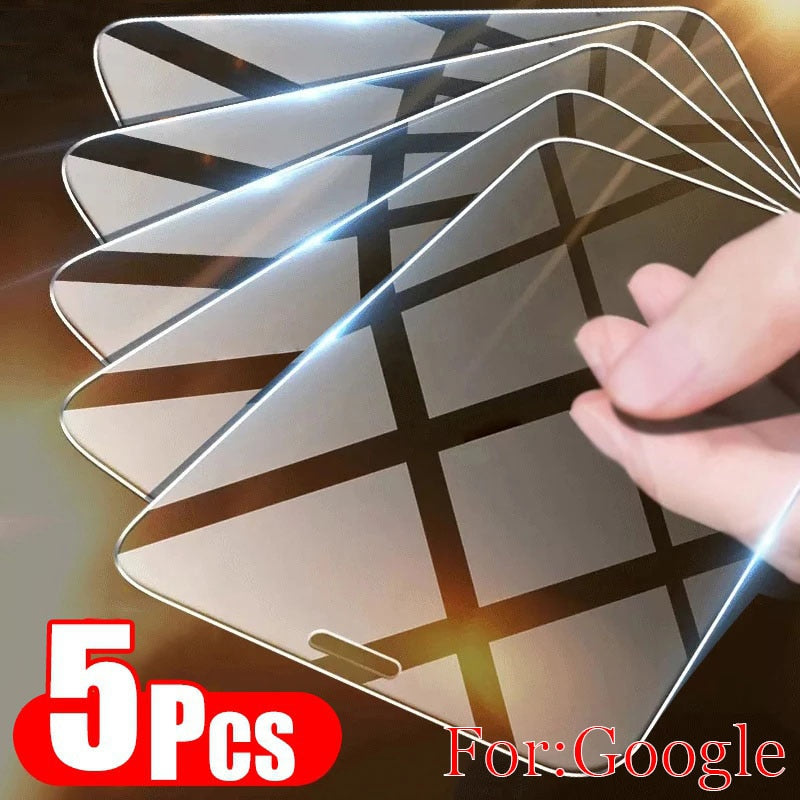 Zaščitno steklo 5 kosov za Google Pixel 7 Pro 6A 6 Pro kaljeno steklo